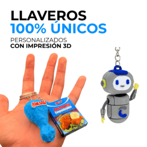 Llaveros en 3D